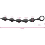 Anal Beads, Silicone Anal Chain Link With 5 Balls And Safe O Pull Ring, Anal Butt Plug Dildo G-Spot Prostate Massager For Men Women