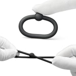 4Pc Silicone Penis Ring Set Penis Ring With Massage Beads For Erection Enhancing Long Lasting Cock Ring Adult Sex Toys For Men