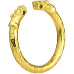 Chastity Penis Ring Sex Toy With Massage Texture For Mens,Reusable Cock Ring Erection Scrotum Weighted Pendant For Men Women Couples Pleasure Devices (Gold,25Mm)