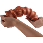 Silicone Monster Dildo Anal Butt Plug Dong Golden Alien Fantasy Sex Toy