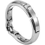 Stainless Steel Penile Stretching Exercise Adjustable Magnetic Ring Metal Small Penis Cock Ring Stronger Erection Enhancer For Men(Xl)