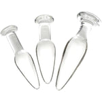 Glass Anal Plugs,4.84 In Crystal Mushroom Butt Plugs Prostate Massage Sex Toys For Women Men