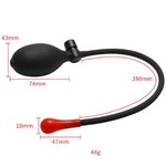 Sex Toy Anal Plug Inflate Butt Plug Men's Massage Stimulation Silicone Anal Toy Anal Trainer for Beginner