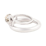 Male Chastity Device Stainless Steel Small Penis Ring Easy To Wear Male Virginity Lock J12250 50Mm