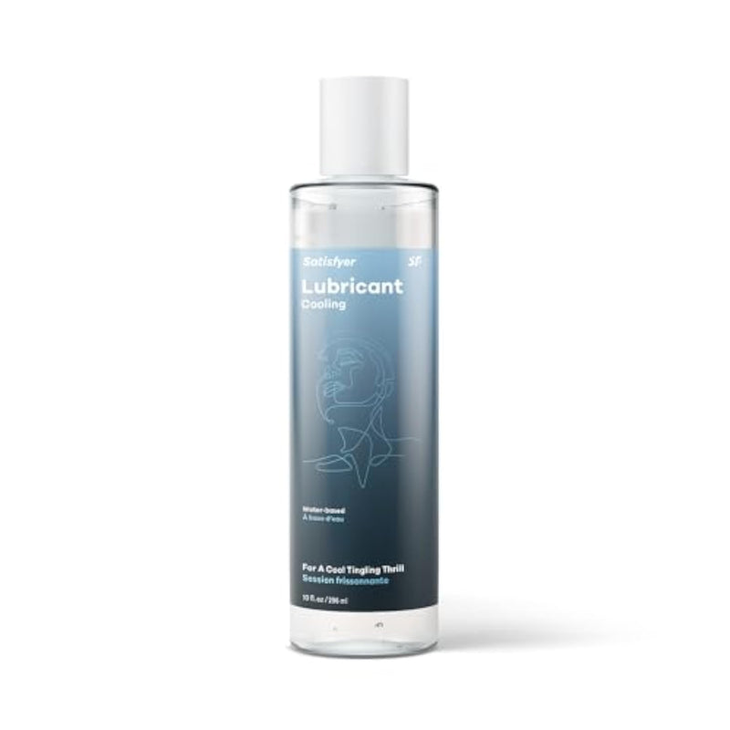 Cooling Lubricant - Water Based Lube For Men, Women And Couples, Oil Free, Condom Friendly - 10 Oz. Bottle