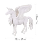 4 Pcs Paintable Unicorn Figurines, DIY Painting Craft Kit for Kids