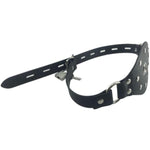 Inflatable Silicone Strap-On Mouth Gag, Bdsm Faux Leather Adjustable Open Mouth Plug Expandable Silicone Gag Bondage For Fetish Lgbt Lover