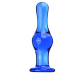 Glass Crystal Ball Anal Plug G-Spot Stimulator Butt Pleasure Wand,Glass Massage Bum Plug Sex Toys Large Glass Anal Plug Crystal Butt Plug Wand Anal Trainer Anus Expander Sex Toy For Women Men