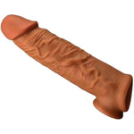6.3'' Penis Sheath Male Penis Sleeve Girth Reusable Extender Enlarger Enhancer Male Cock Girth Enlarger Extension Sex Toy For Men