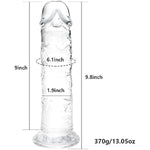 10 * 1.9 Inch Big Dildo For Sex Women Realistic, Body-Safe Material Lifelike Large Penis With Strong Suction Cup For Hands-Free Used For Women Or Men