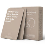 Sexpectations Card Deck - Conversation Starters For Couples - 52 Questions On Intimacy - Fun Marriage Road Trip Cards Game - Communication In Relationships - Honeymoon - Wedding Gift