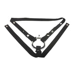 Chastity Belt Anti-Fall Chastity Cage Auxiliary Male Chastity Device Accessory Cock Cage Elastic Band Adjustable Rope Belts Penis Adult Bondage Sex Toys For Mens (Three-Way Belt)