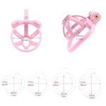 Small Cock Cage Sex Toys Male Chastity Cages With 4 Different Sized Rings And Invisible Lock Lightweight And Breathable Sissy Chasity Devices For Bondage Of Man'S Penis (L,Black)