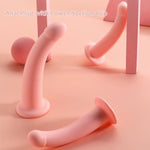 Silicone Dildo With Strong Suction Cup Butt Training Set For Anal Expansion Vaginal Plug Set Adult Sex Toys Pink Buttplugs For Women