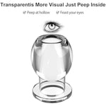 Hollow Anal Plug Vaginal Dilator Speculum, Tpe Transparent Anal Plug Anal Speculum Vaginal Stretcher Tunnel Anal Dilator Bdsm Enema Toys Sex Toys For Adult Men Women (2 Pcs Style B)