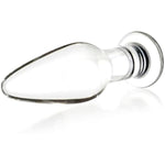 Glass Anal Plugs,4.84 In Crystal Mushroom Butt Plugs Prostate Massage Sex Toys For Women Men