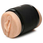 Mistress Double Shot Bioskin Pussy And Ass Stroker For Men & Couples. Soft & Stretchy With Textured Inner Tunnel. Realistic Look & Feel. Travel Friendly - Light