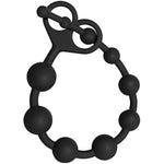 Silicone Anal Bead With 10 Balls + 17.3 Inch Super Long Dildo