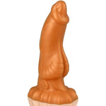 Realistic Dildo G-Spot Massage Thick Animal Horns Penis Liquid Silicone Monster Anal Plugs Buttplug With Oval Suction Cup Base For Men Women Adult Sex Toys (L)