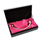 7.8" Stainless Steel G-Spot Wand – Dual-Ended Massager With Ergonomic Curved Design For Enhanced Pleasure- Njoy Pure Wand