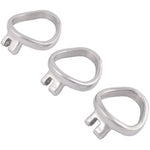 Ergonomic Design 304 Stainless Male Chastity Device Base Ring Spares H345 (1.77 Inch / 45Mm)