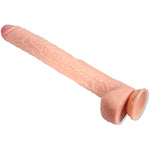 Realistic Extra Long Dildo Thick With Suction Cup, 16.93Inch Silicone Giant Dildos G Spot Anal Butt Plug Adult Sex Toys For Women