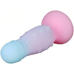 Luminous Soft Anal Plug Adult Sex Toys With Bottom Suction Cup, Silicone Bowling Shape Mini Butt Plug Dildo G-Spot Anal Sex Toy Masturbation For Men And Women Couples