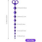 Silicone Anal Beads + 16.5 Inch Monster Double Ended Dildo