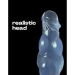 Knotted Dildo | Advanced Knots Dildo, Multiple Knots, Fantasy, Dog Dildo, Wolf, Animal, K9 Dildo, Sex Toys, Adult Toys, Bdsm, Anal Dildo, Giant Tick Big Monster Alien, Firm, G Spot Dildo (Blue Color)