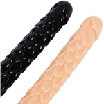 16.5 Inch Long Anal Butt Plug Sex Toy - Dragon Scale Dildo Butt Plug Anus Dilator Prostate Massage Long Anal Sex Toy With Strong Suction Cup For Men Women Lover (Black)