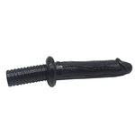 12.2 inch Long Realistic Dildo with Handle, Waterproof G Spot Dildo Anal Dildo with Textures Adult Sex Toy for Women - Black