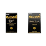 Trojan Condom Magnum RAW Large 10 Count & Magnum Bareskin Large 10 Count Condoms