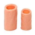 2 Different Sizes Cock Ring Foreskin Sleeve Penis Sleeve Adult Sex Toys Foreskin Stretcher For Men And Couples Penis Ring Pump Sheath Cock Rings For Men Erection Sex Extender Girth Extension
