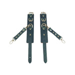 Bondage Restaints Set -Handcuffs & Footcuffs Sex Bondage Bdsm Toys Kit Restraints Set For Couple, Sex Things For Couples Kinky Sex Bdsm Toy For Women (Red& Black)