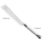 Sm Bdsm Metal Diamond Handle Chain Whip Flogger Flirting Fantasy Fetish Hand Paddle Flirting Fantasy Sex Toys Fetish Hand Paddle Kinky Restraint Bondage Sex Role Play