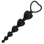 Anal Beads Anal Toys Sex Toy Anal Butt Plug Silky Smooth Silicone Prostate Massage Stimulator Anal Trainer Flexible 6 Balls Anal Chain For Men Women Couple