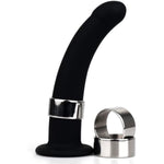 Penis Ring Glan Head Cock Rings Premium Stainless Steel Men Adult Sex Toy (2.6Cm), Silver