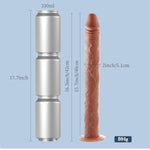 16.5 Inch Super Long Realistic Dildo, Silicone Huge Big Anal Dildo With Strong Suction Cup, Soft Lifelike Giant Penis G-Spot Stimulator For Deepest Sex, Adult Sex Toy For Women Men Gay