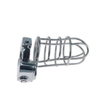 Hollow Chastity Cage With Concealed One-Touch Lock For Men,Adjustable 304 Stainless Steel Chastity Belt For Mens Sm Fetish Bondage Sex Toys