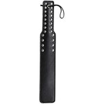 Quality Studded Spanking Paddles, 14.7Inch Faux Leather Paddle For Adults Sex Play, Black