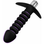 Waterproof Vibrating Anal Beads Vibrating Butt Plug Prostate 7 Vibration Mode G Spot Dildo Adult Massager Toy, Couples Sex Toys, Black