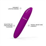 MIA 3 - Mini Personal Massager, Discreet Clitoral Vibrator, Deep Rose