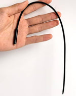 Electric-Shock Urethral Sounds Silicone Catheter Stretching E-stim Penis Plug Dilator SM Sex Toy (3mm)