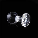 Big Ball Transparent Crystal Anal Butt Plugs Stimulation Masturbation Ball Trainer Couple Flirt Adult Anal Sex Toys(Xl)