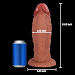 Huge Thick Dildo Realistic Dildo with Strong Suction Cup (L)