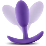 Sex Toys–Luxe Wearable Vibra Slim Plug–4" Medium Motion-Activated Anal Plug–Body-Safe Silicone Butt Plug–Hands-Free Anal Play & Prostate Stimulation–Women, Men & Couples – Purple
