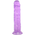 10 Inch Extra Large Realistic Dildo - Vaginal & Anal Stimulation - Strap-On Compatible - Sex Toys For Men Women Couples - Beginner Sex Toy - Suction Cup Hands-Free Masturbation - Extra Large Purple