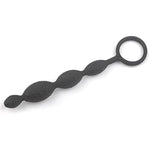Silicone Anal Beads Butt Plug With Pull Ring,Flexible Anal Chain Butt Plug With 4 Gradual Balls And Pull Loop Prostate Massager G-Spot Stimulator Anal Training Sex Toy For Men Women