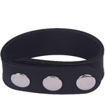 Silicone Adjustable Penis Ring Quick Snap Cockring Extender Enlargement Sex Toy For Men