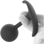 Premium Silicone 3.3 Inch Weighted Round Plug With Lube 1Oz | Butt Plugs | Anal Sex Toys | Weighted Anal Plug